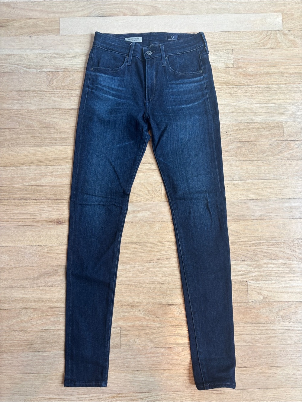 Ag Adriano Goldschmied Women's Skinny Jeans in Dark Blue